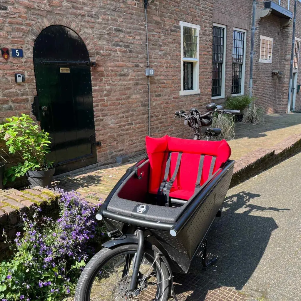 Bakfiets kussen Urban Arrow Rood